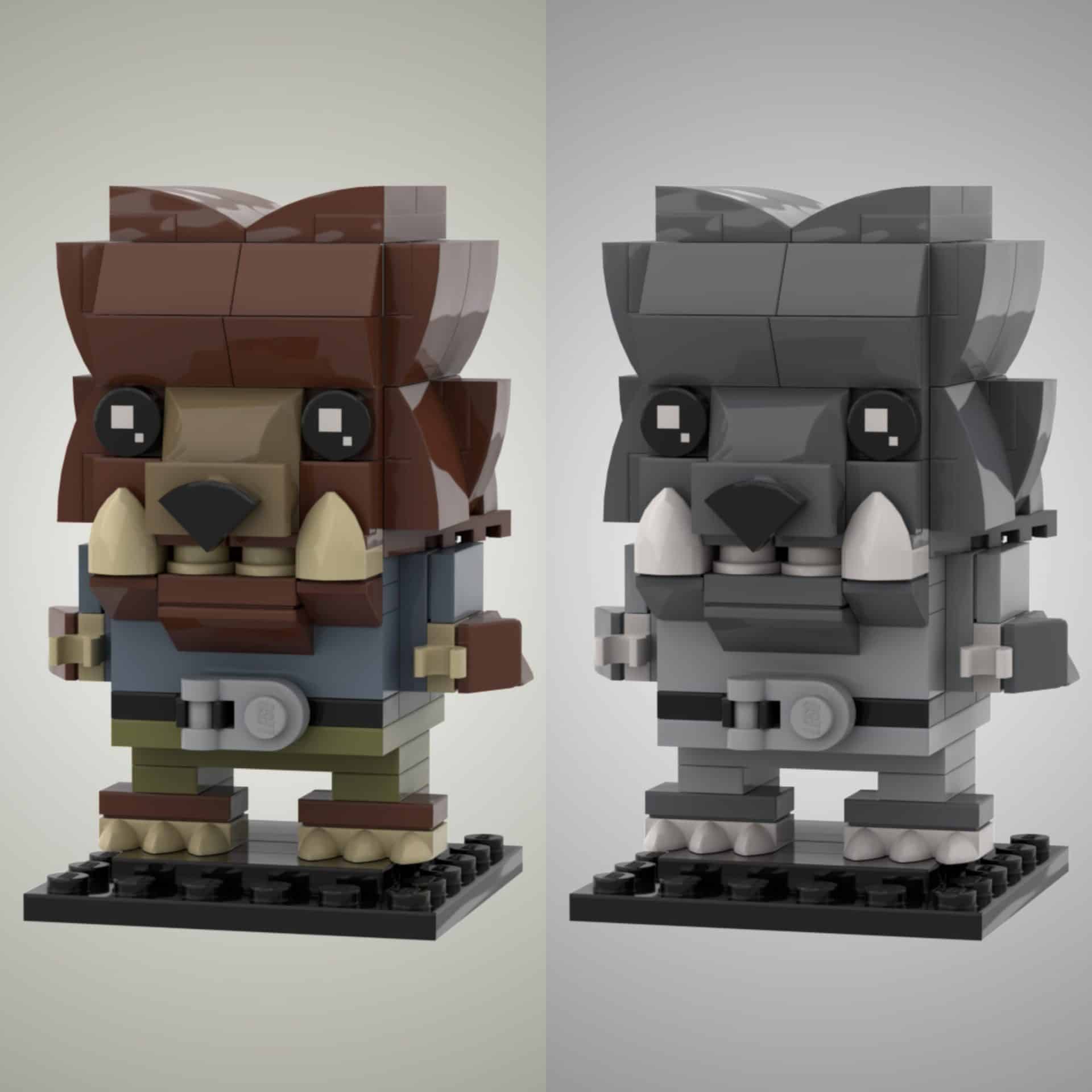 Wolf Man Collage  scaled
