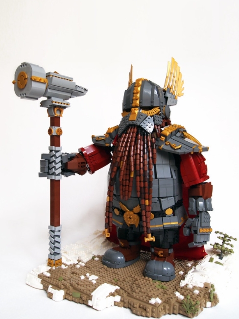 LEGO Warhammer Thane from Karak Zorn _ Dwarf Thanes